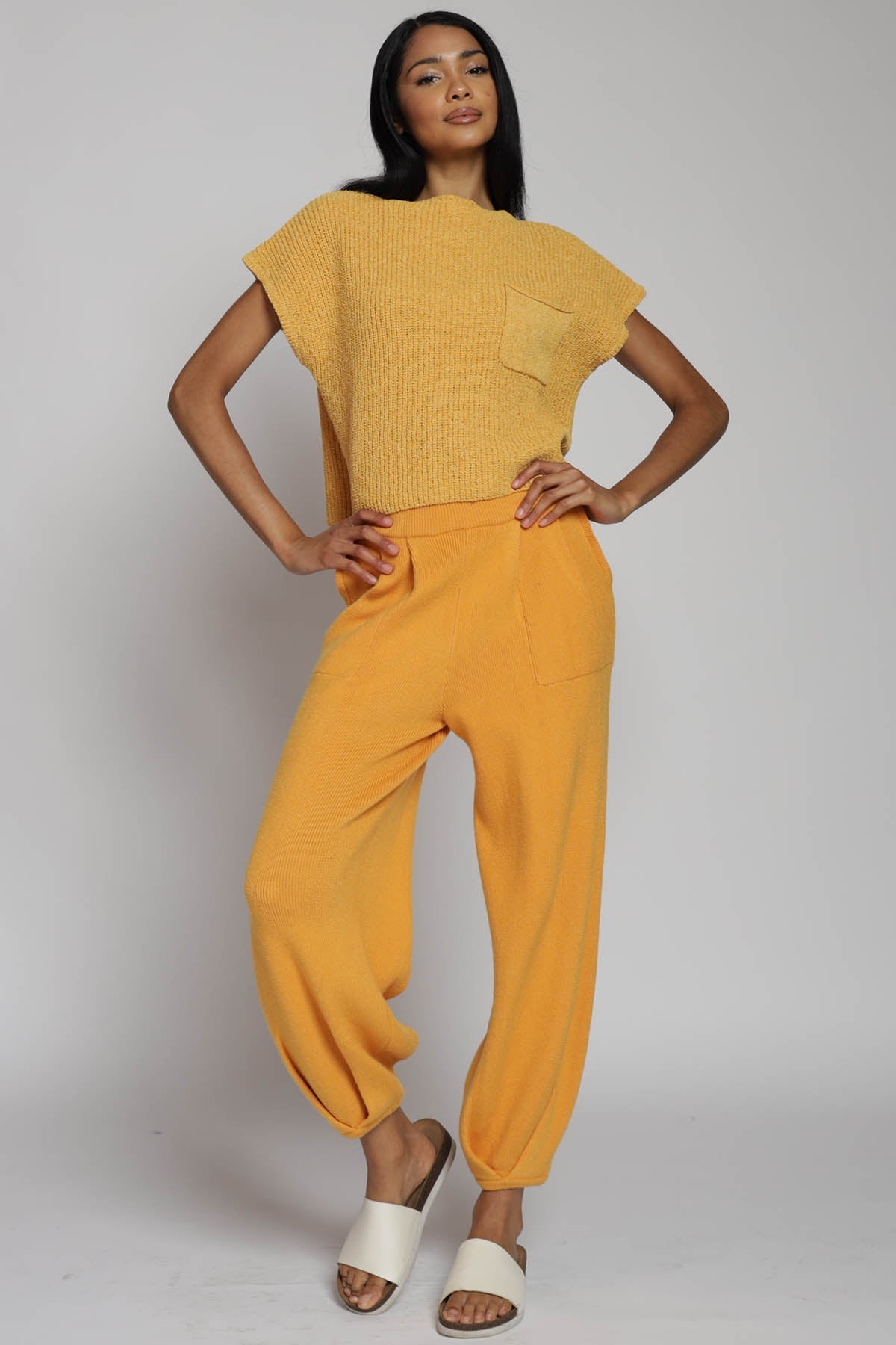 Nyomi Knit Sweater Top and Pants Set