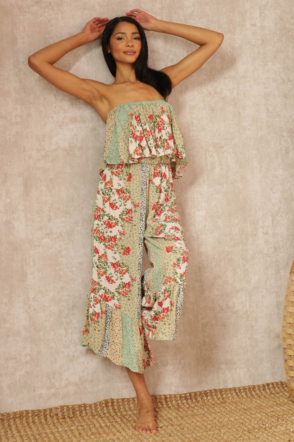 Hewitt Floral Wide Leg Jumpsuit