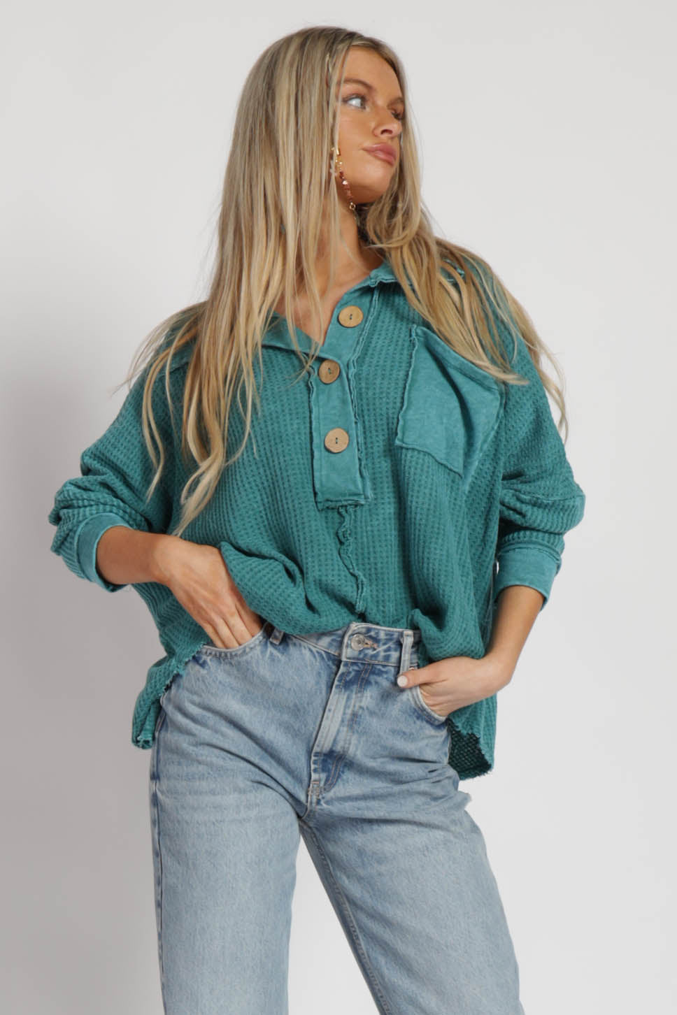 Oversized Mineral Washed Top