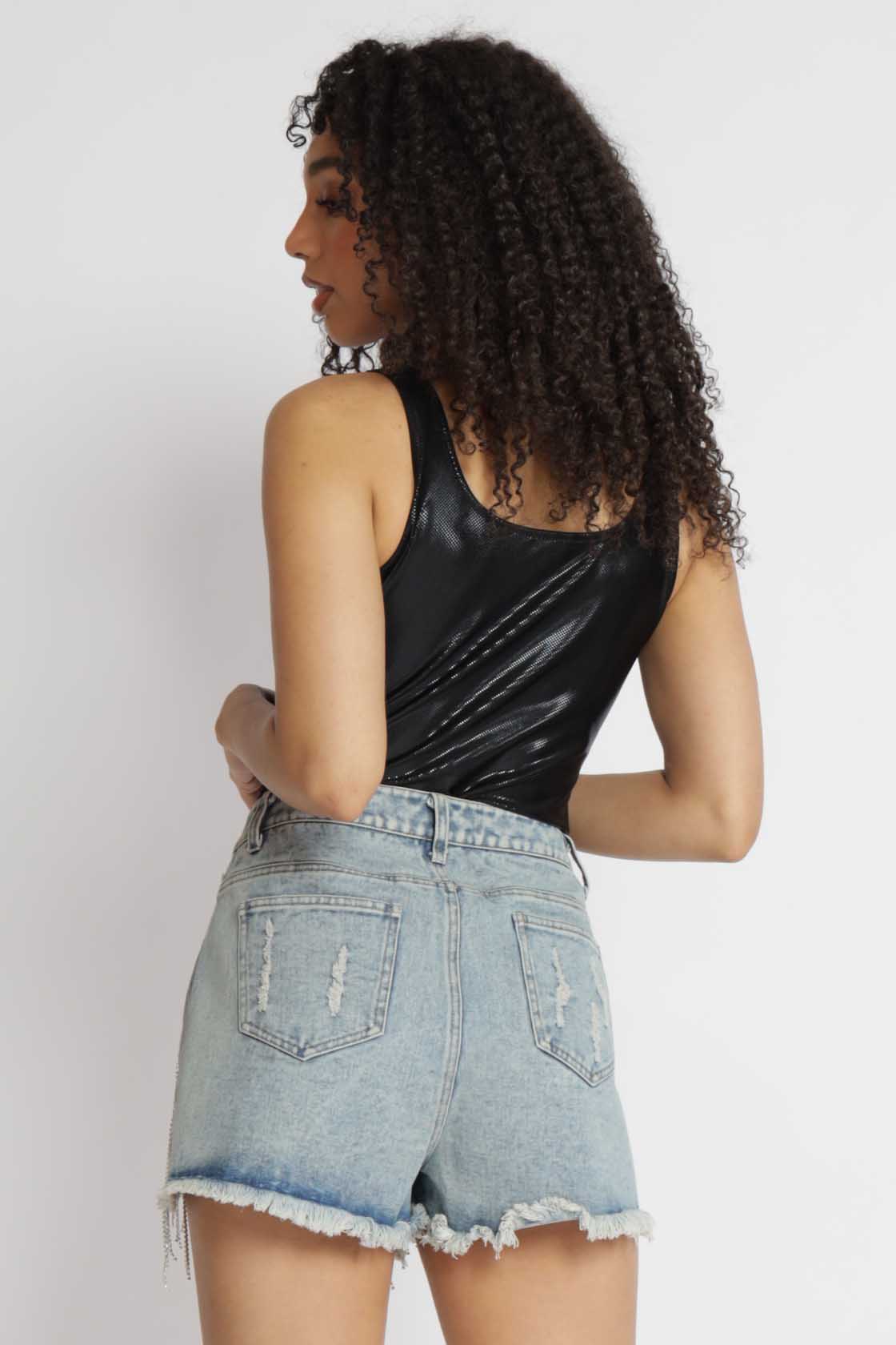 Take Command Pleather Bodysuit