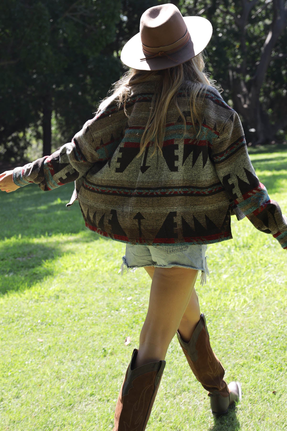 Andria Aztec Print Jacket