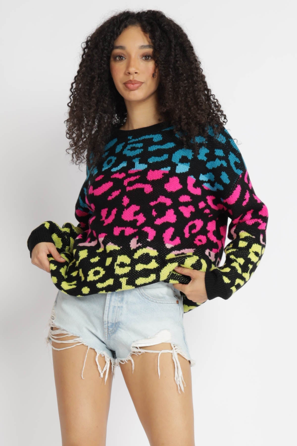 Winona Leopard Print Sweater