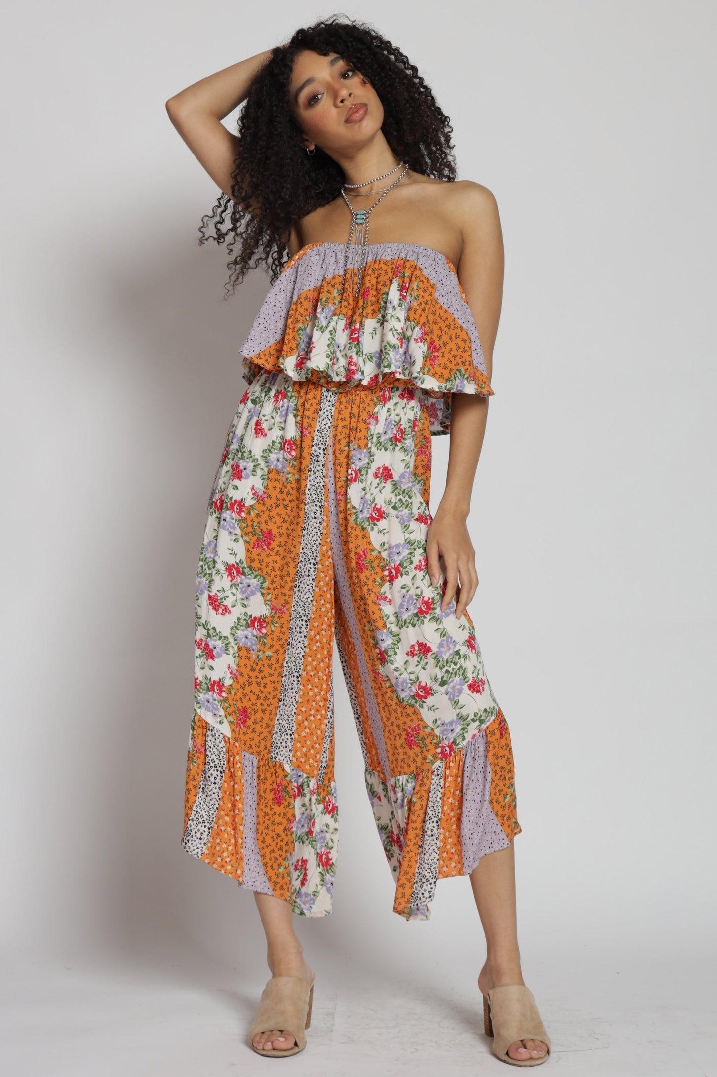 Hewitt Floral Wide Leg Jumpsuit