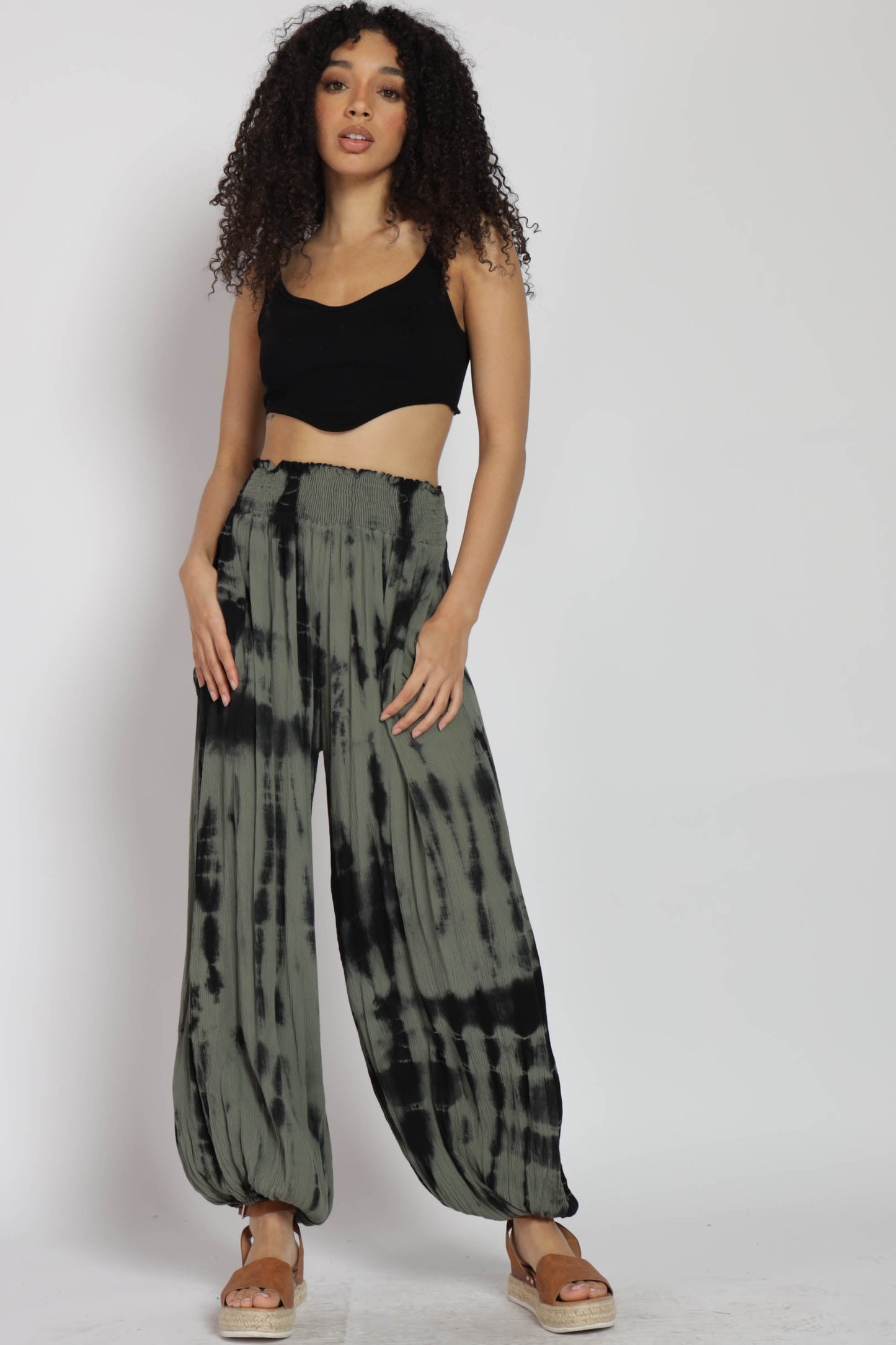 Feel The Breeze Tie Dyed Gauze Pants