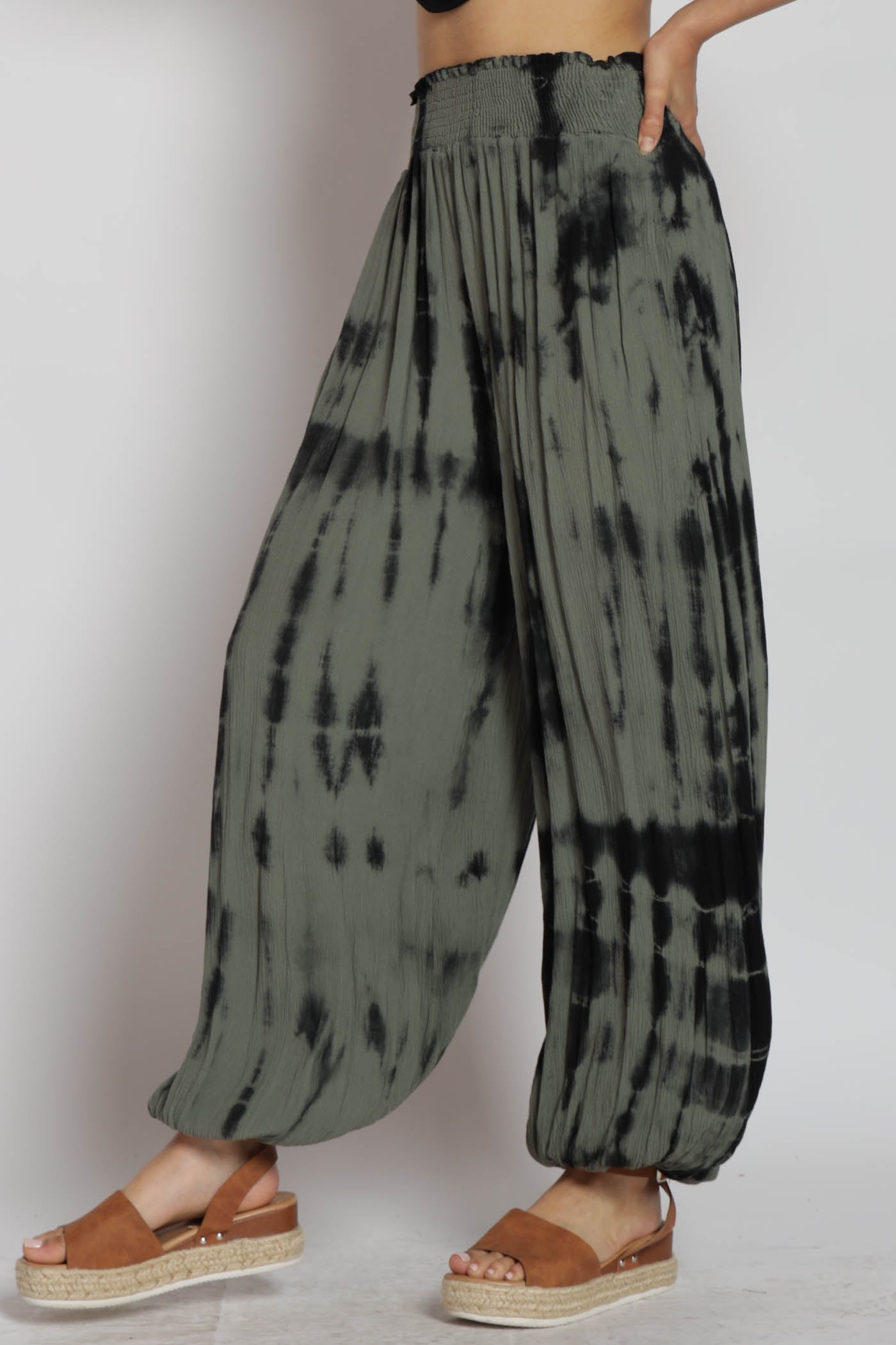 Feel The Breeze Tie Dyed Gauze Pants