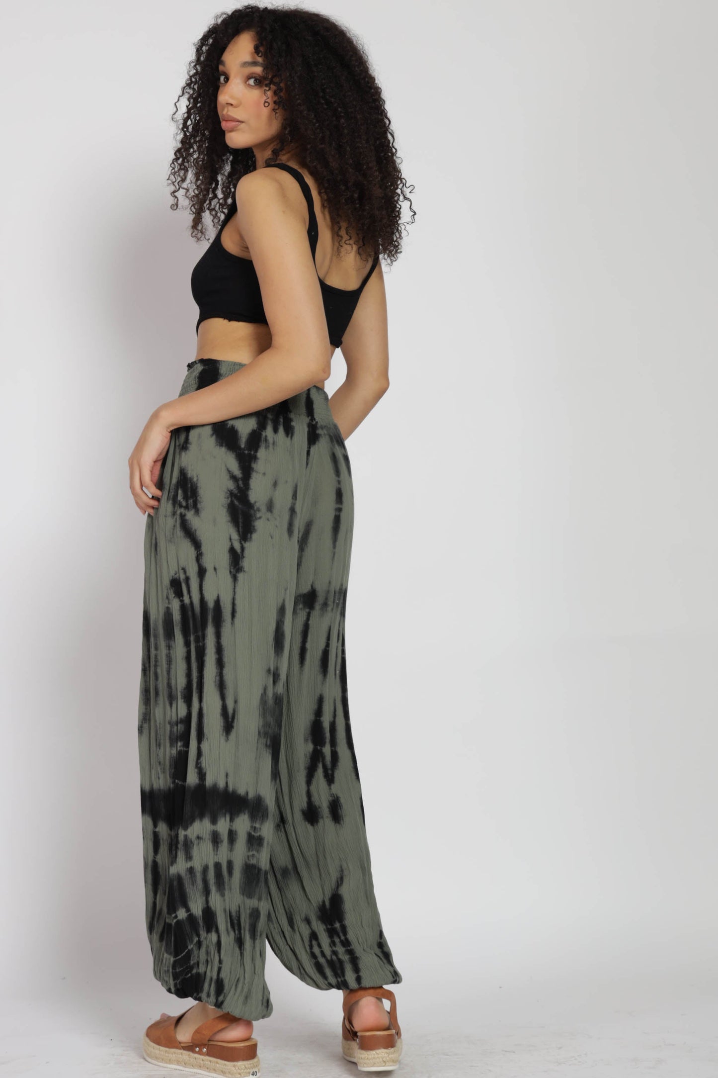 Feel The Breeze Tie Dyed Gauze Pants