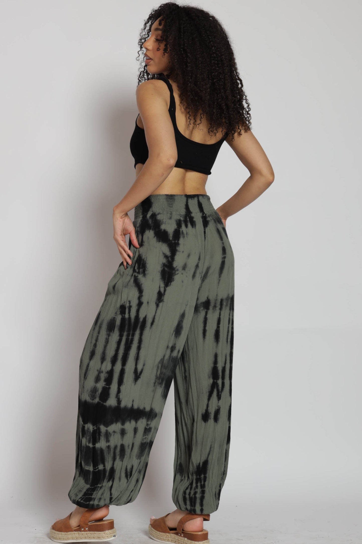 Feel The Breeze Tie Dyed Gauze Pants