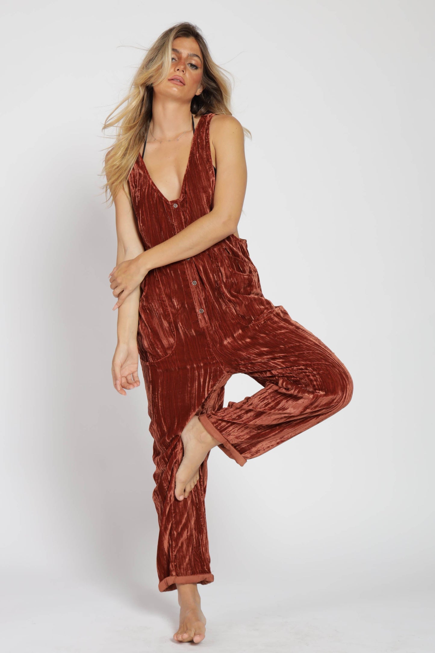 Keaton Velvet Jumpsuit