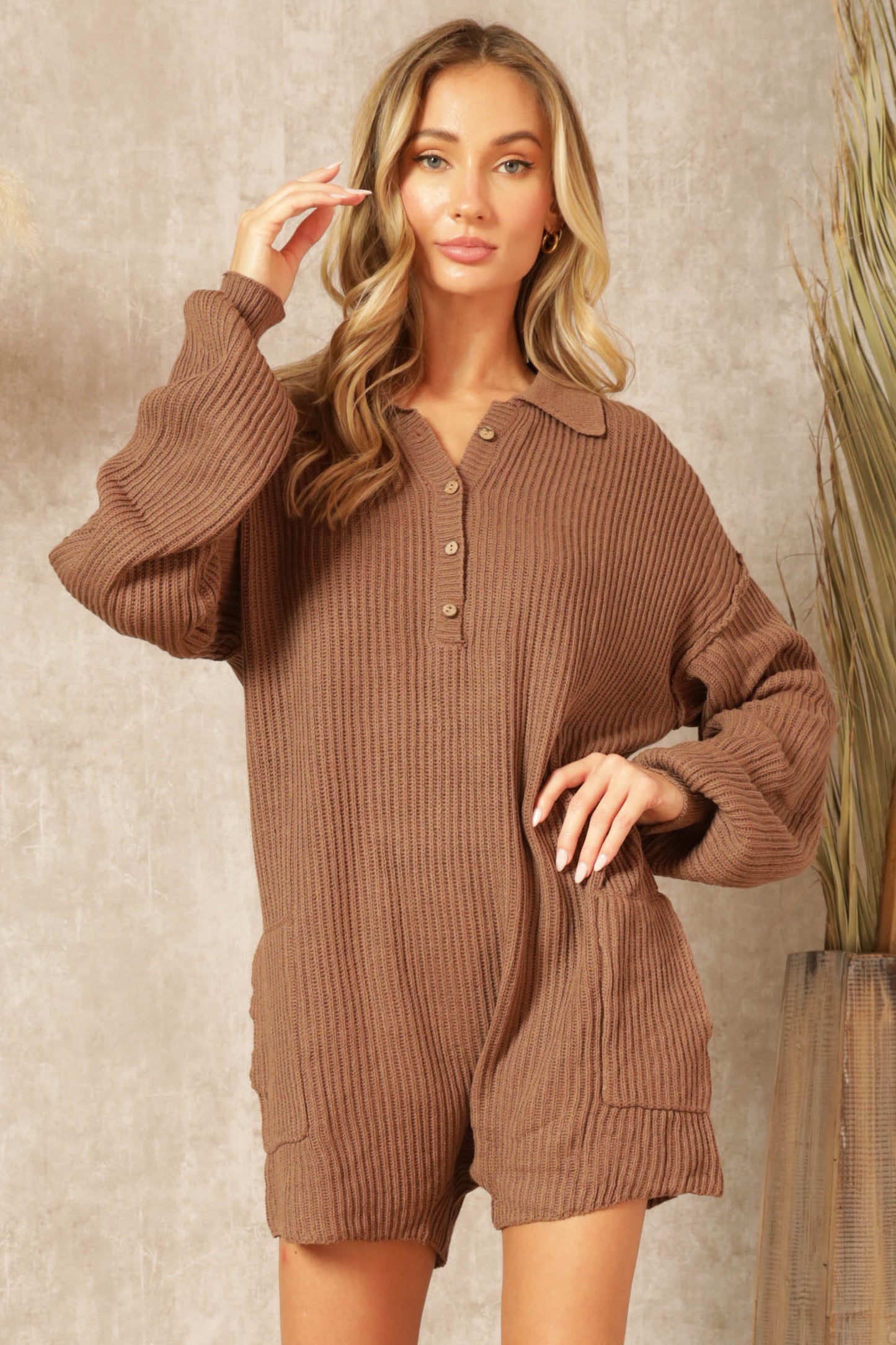 Morwenna  Knit Romper