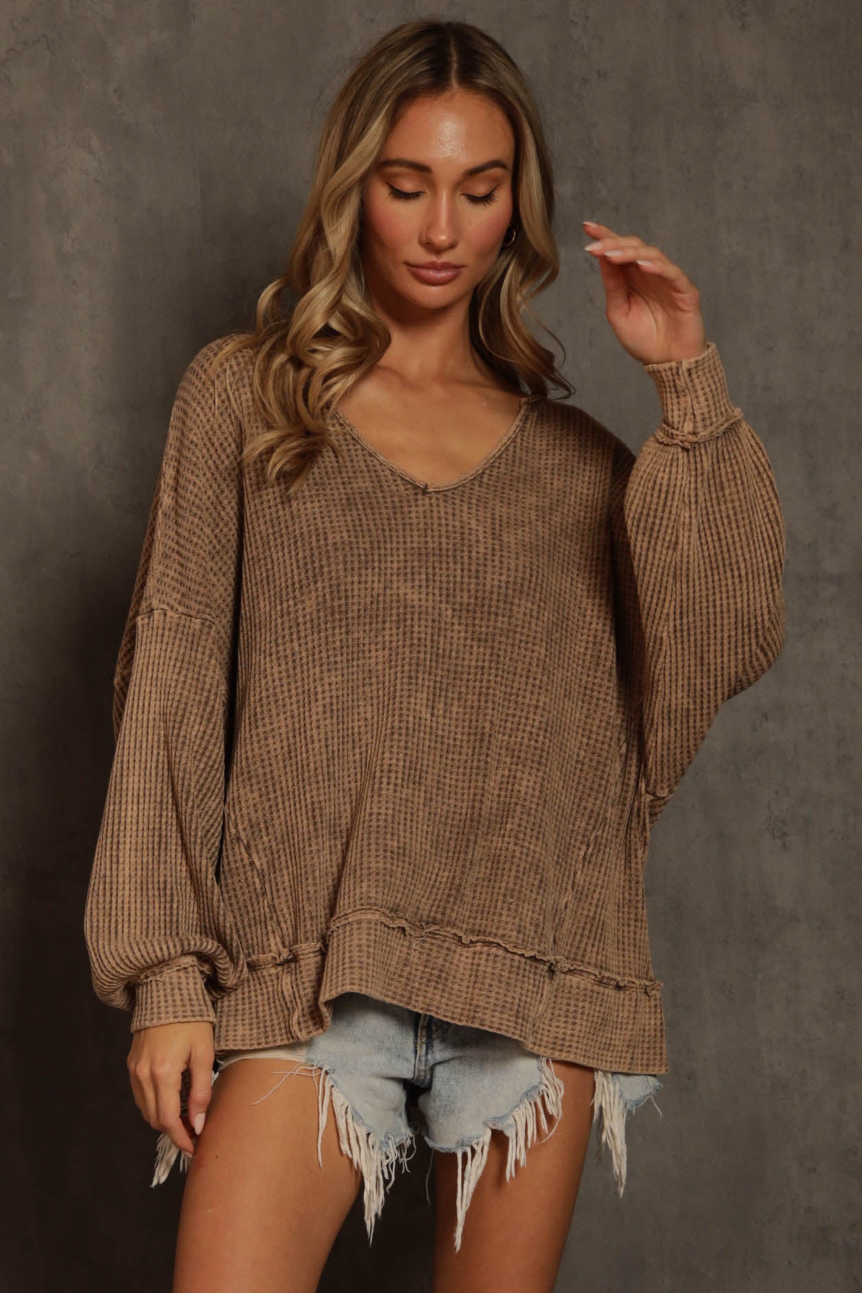 Mineral Wash Loose Top