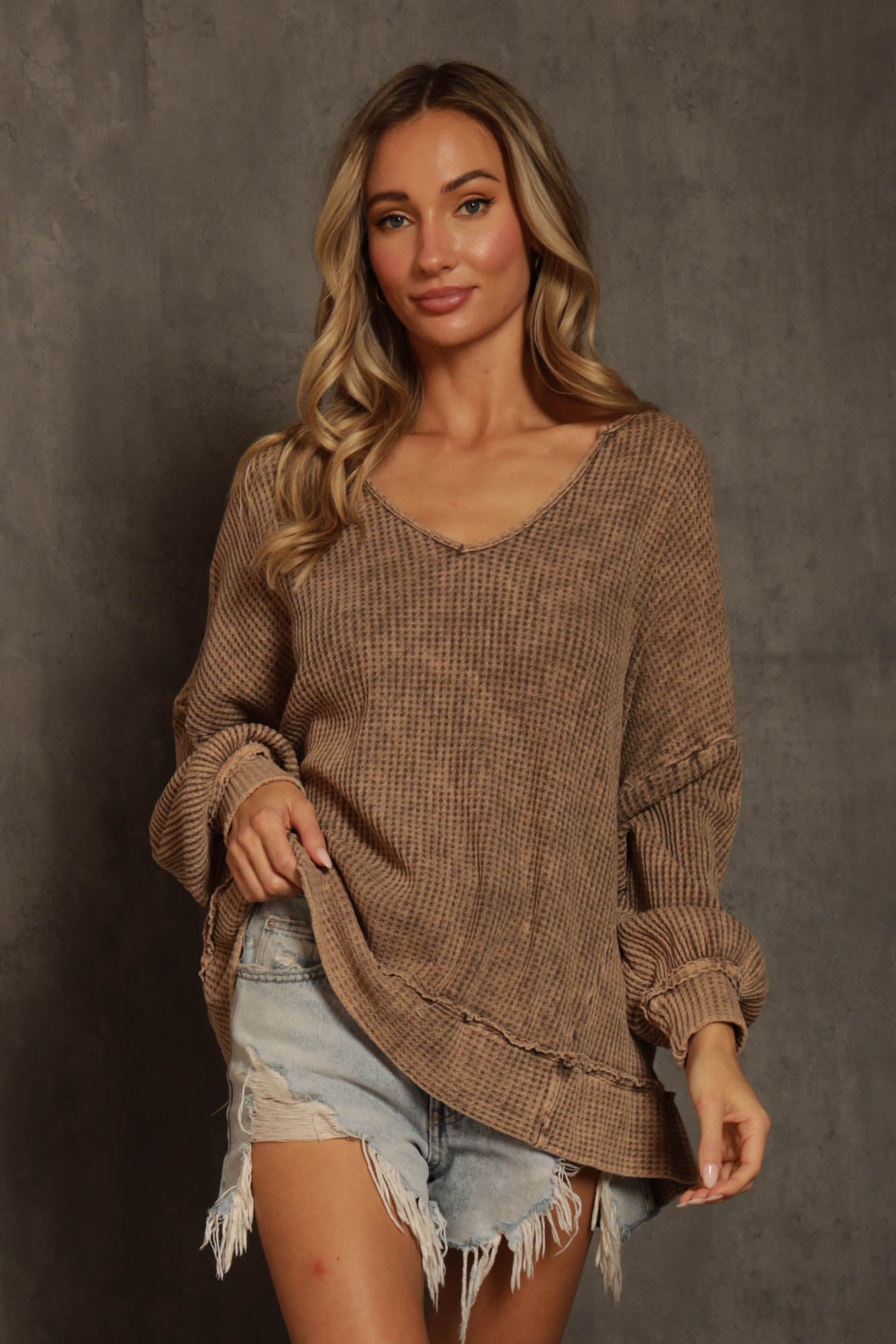 Mineral Wash Loose Top