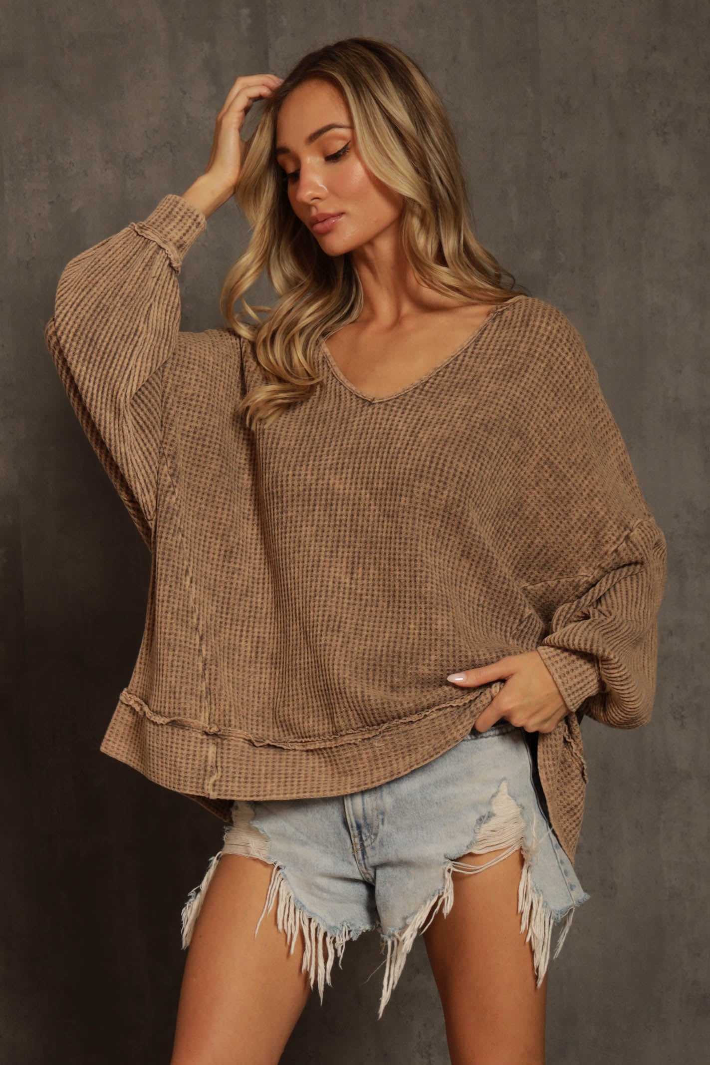 Mineral Wash Loose Top