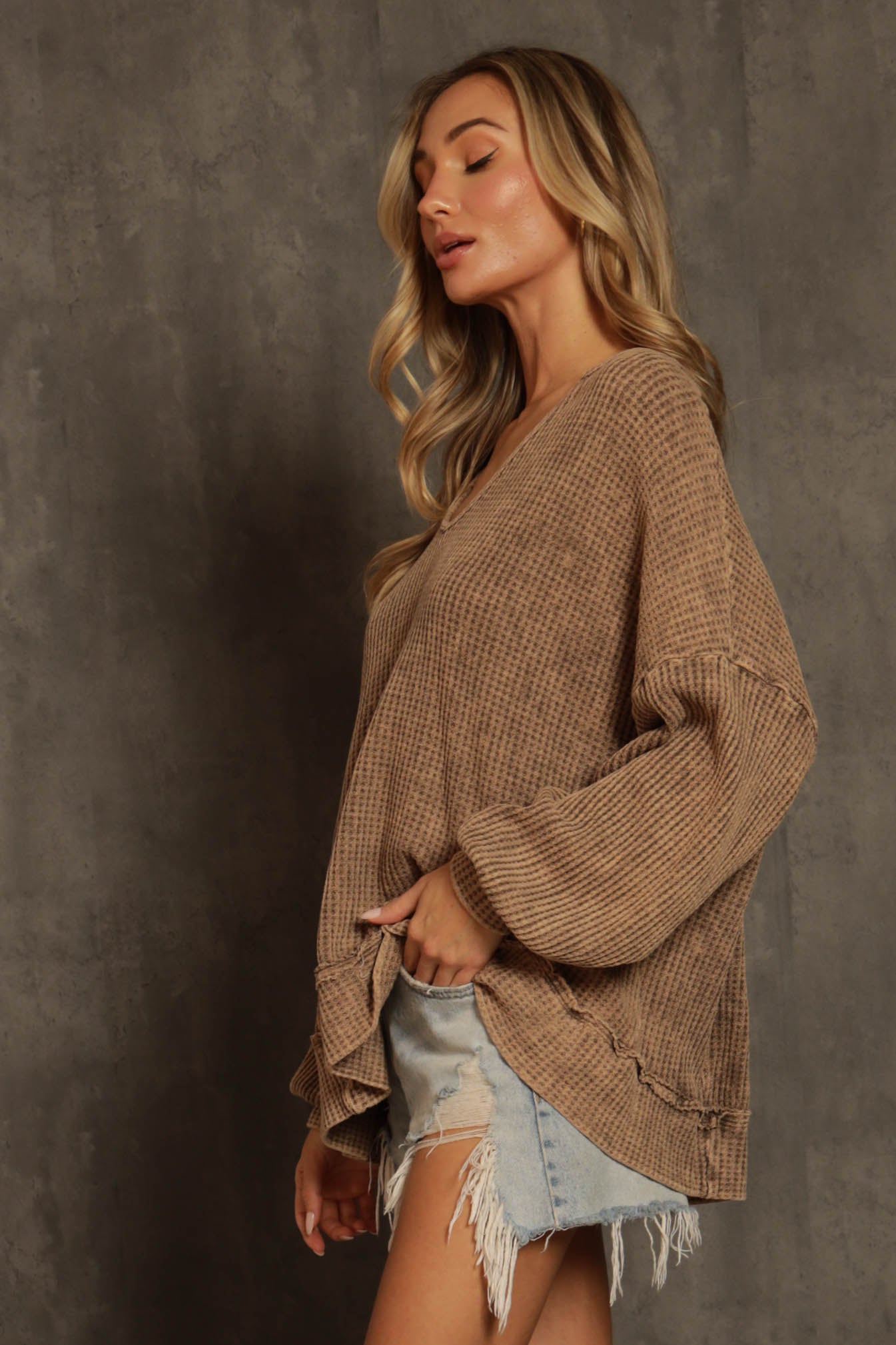 Mineral Wash Loose Top