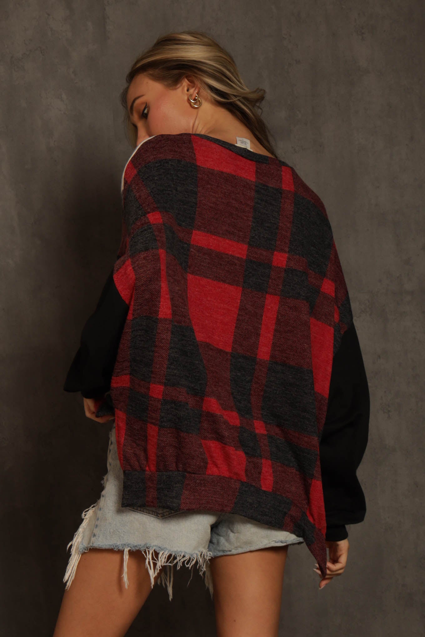 Alden Plaid Sweatshirt